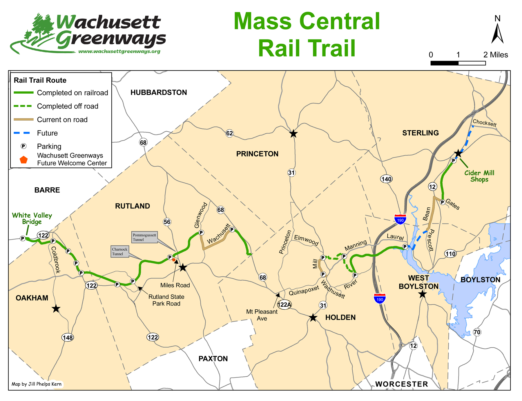 upper charles river bike trail map.