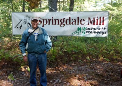 Springdale Mill Celebration sign