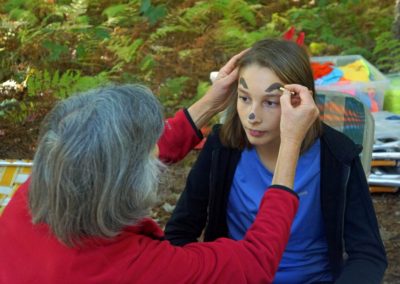 Face painting at Springdale Mill Celebration