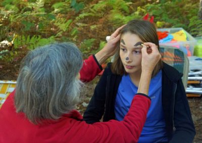 Face painting at Springdale Mill Celebration