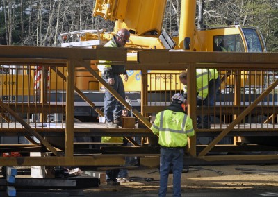 White Valley (Ware River) bridge installation March 13, 2013