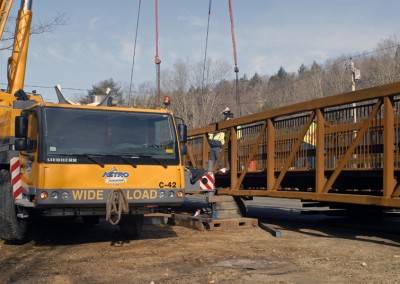 White Valley (Ware River) bridge installation March 13, 2013