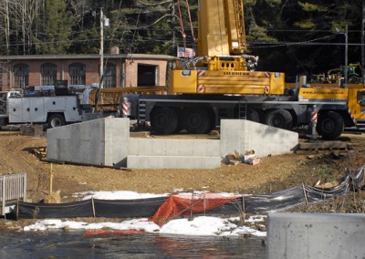 White Valley (Ware River) bridge installation March 13, 2013