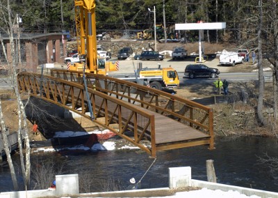 White Valley (Ware River) bridge installation March 13, 2013