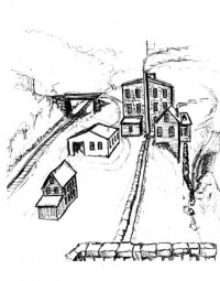 Mill drawing by Jim Taylor