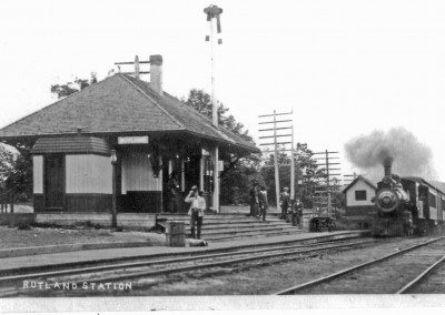 Old photo of Rutland Depot